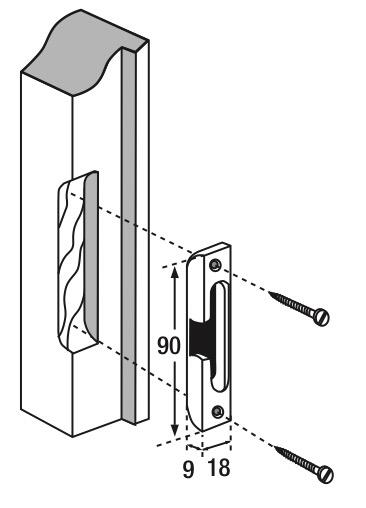 Gâche rouleaux pour serrures multipoint encastrées, THIRARD - 2