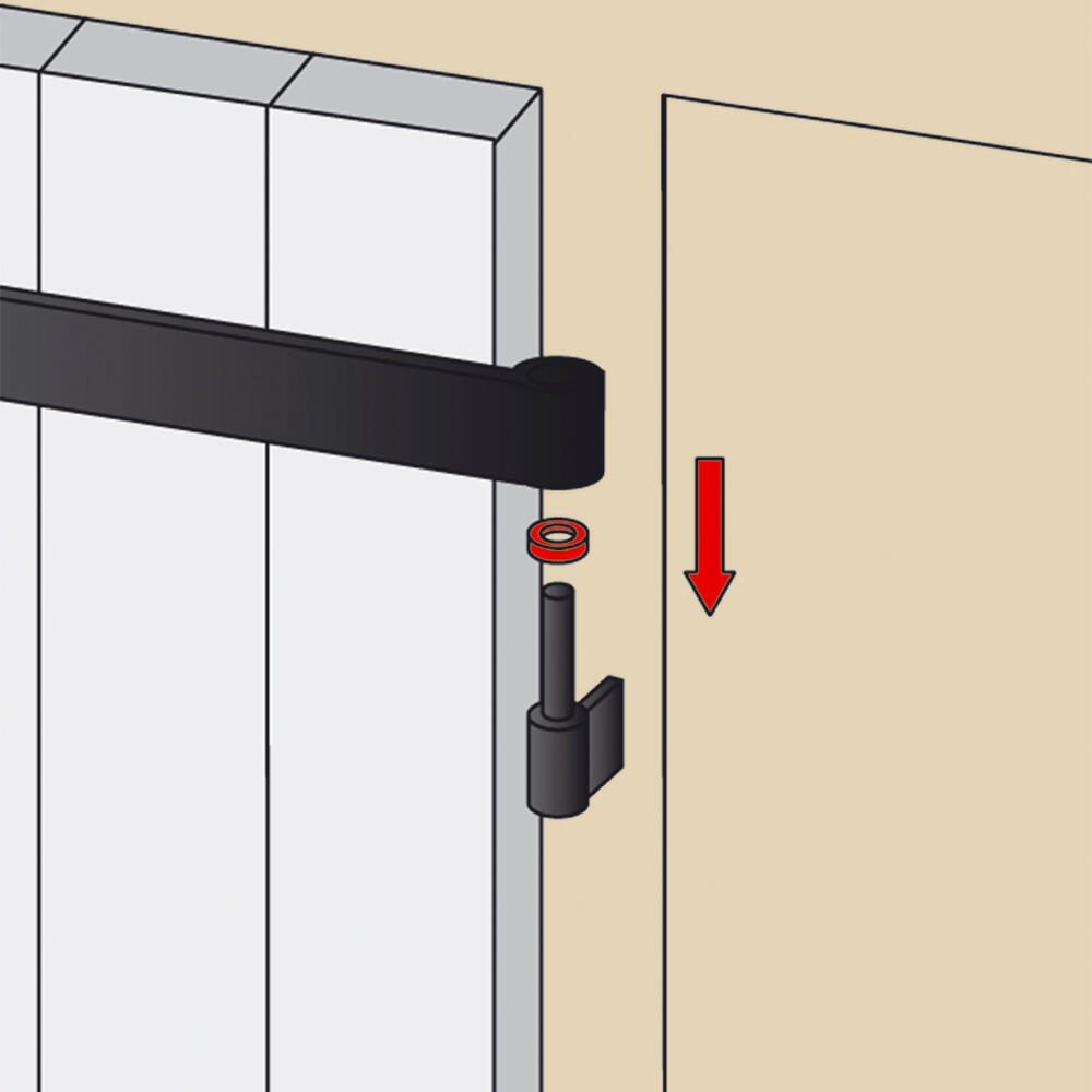Lot de 4 rondelles acier zingué, Diam.14 mm AFBAT - 4