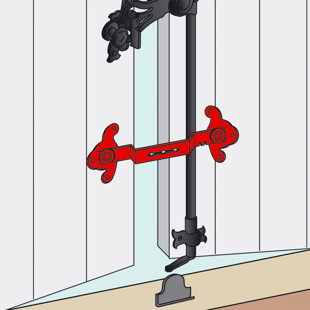 Entrebâilleur de volet en acier noir prépeint AFBAT - 3