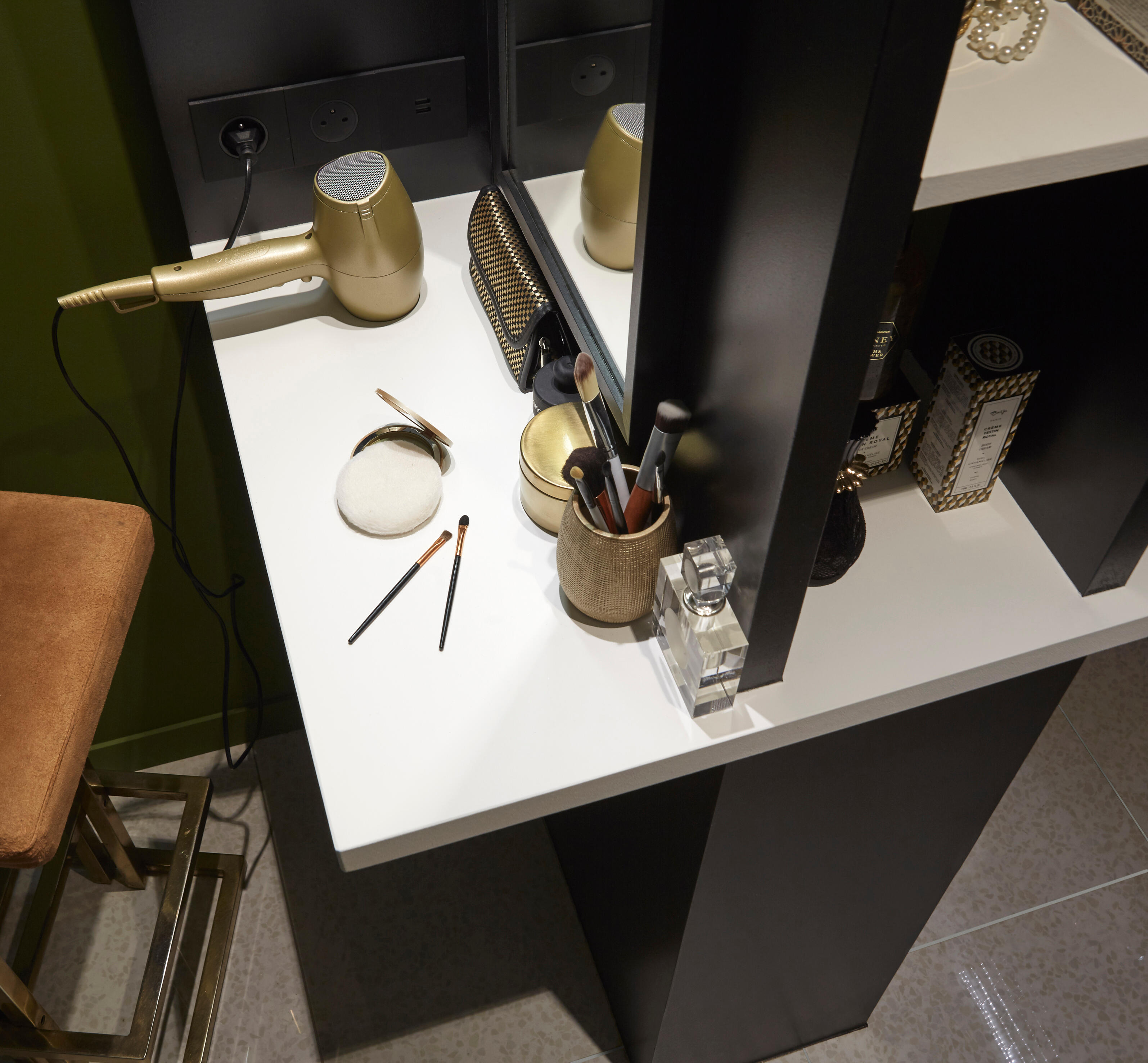 Gobelet de salle de bains Stars bronze SENSEA - 3