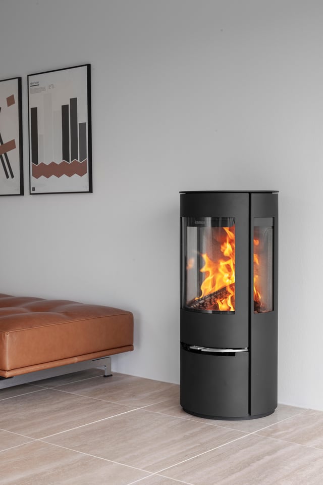 Poêle à bois ADURO 22 noir, 5.5 kW
