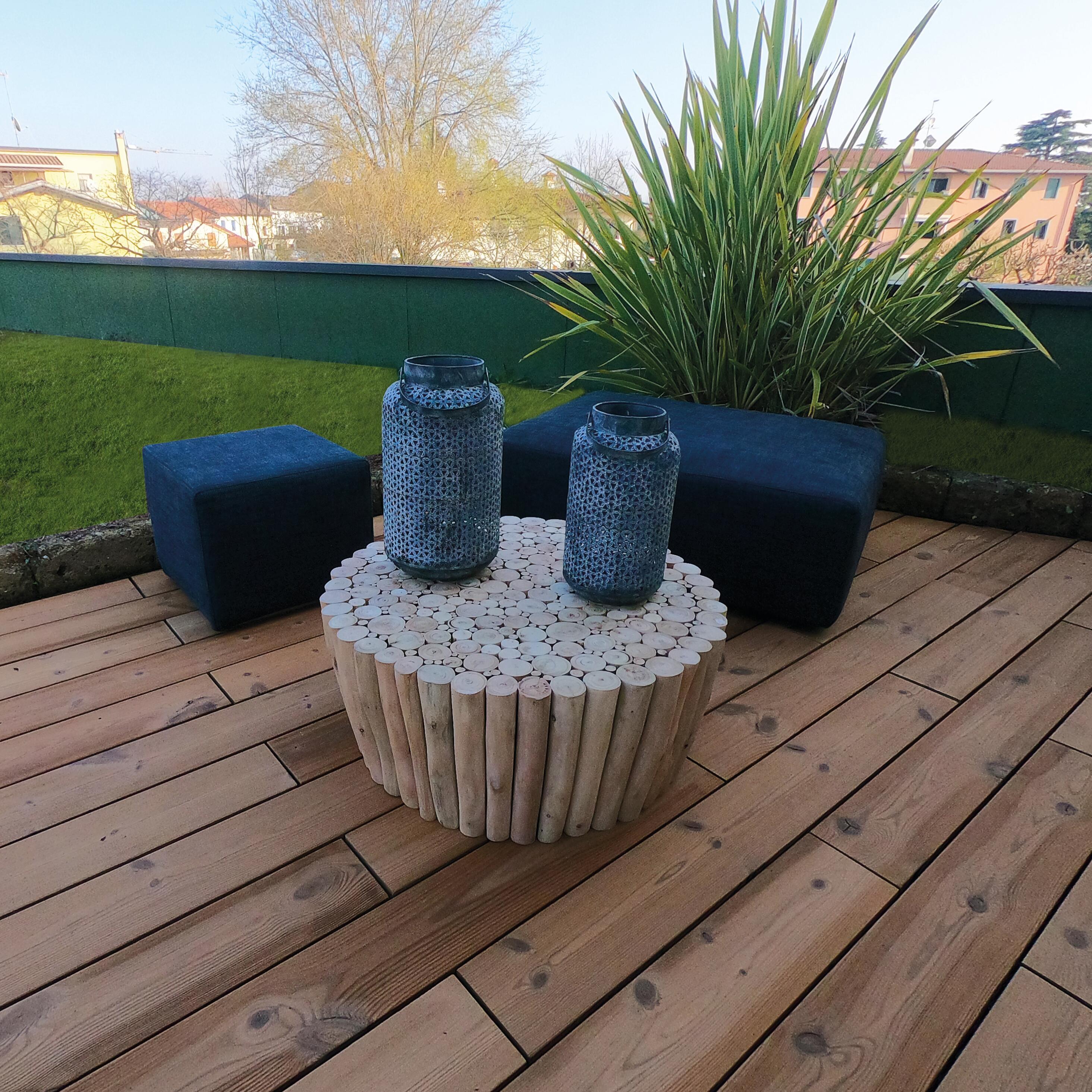 Listone a incastro in legno Thermowood pino L 120 x L 15 cm x Sp. 25 mm - 16