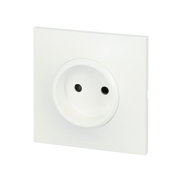 Prise sans terre complet Neptune, LEGRAND blanc