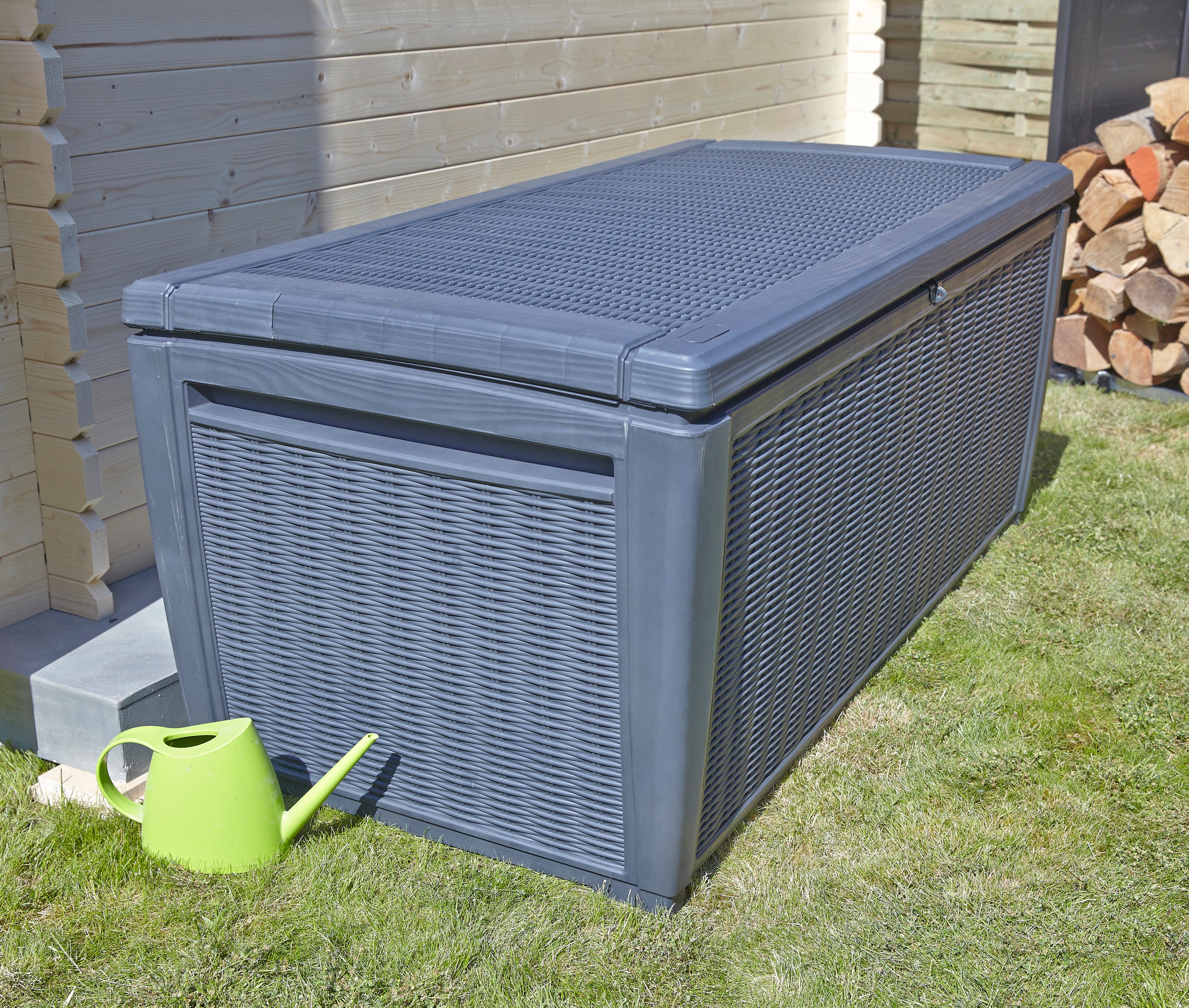Coffre de jardin SUMATRA en résine - KETER - gris anthracite - 511 litres - 3