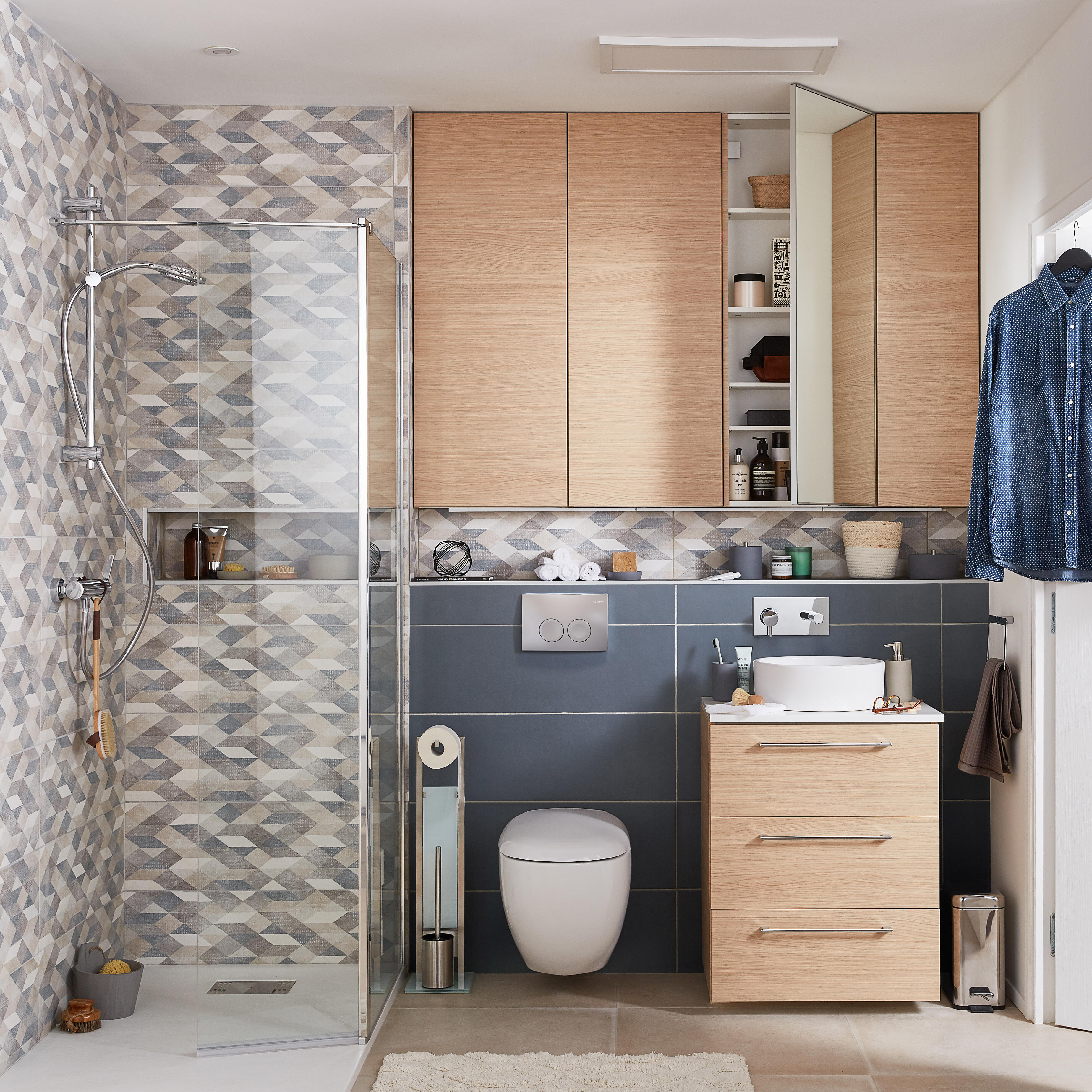Barre de douche chrome Unica HANSGROHE - 4