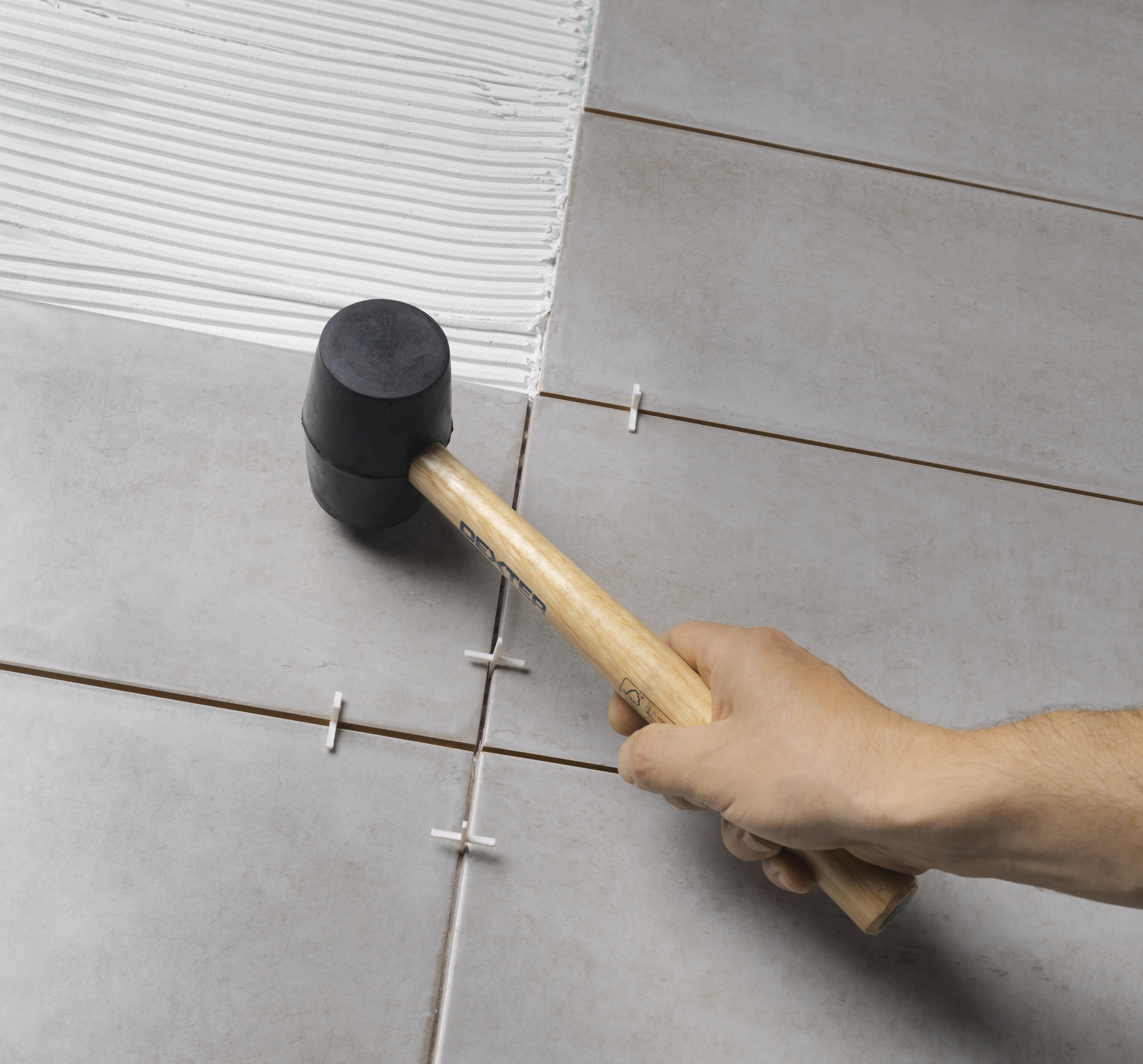 Maillet de carreleur caoutchouc noir, 0,45 kg DEXTER - 3