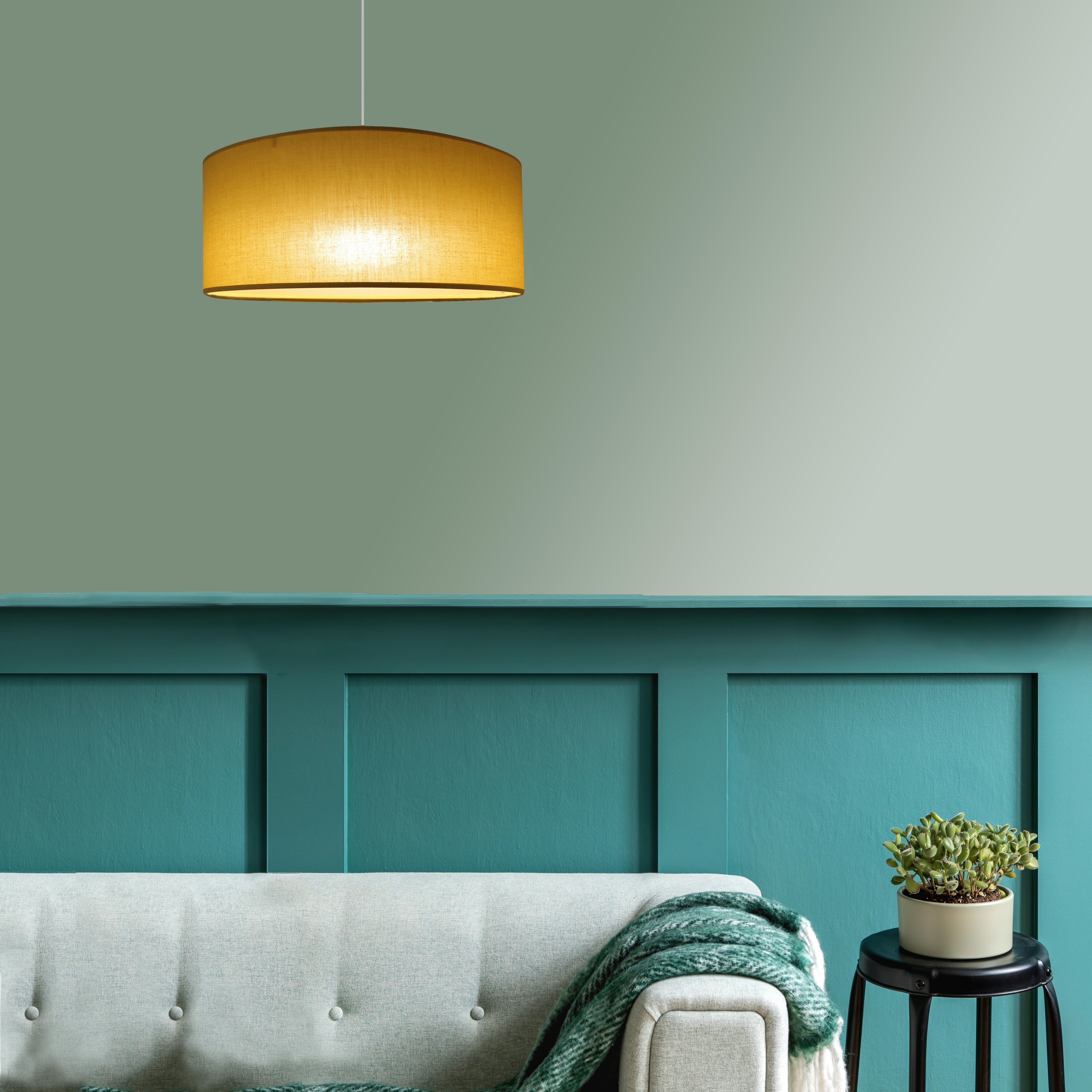 Suspension Natt polyester, jaune, Diam.48 cm, E27 - 2