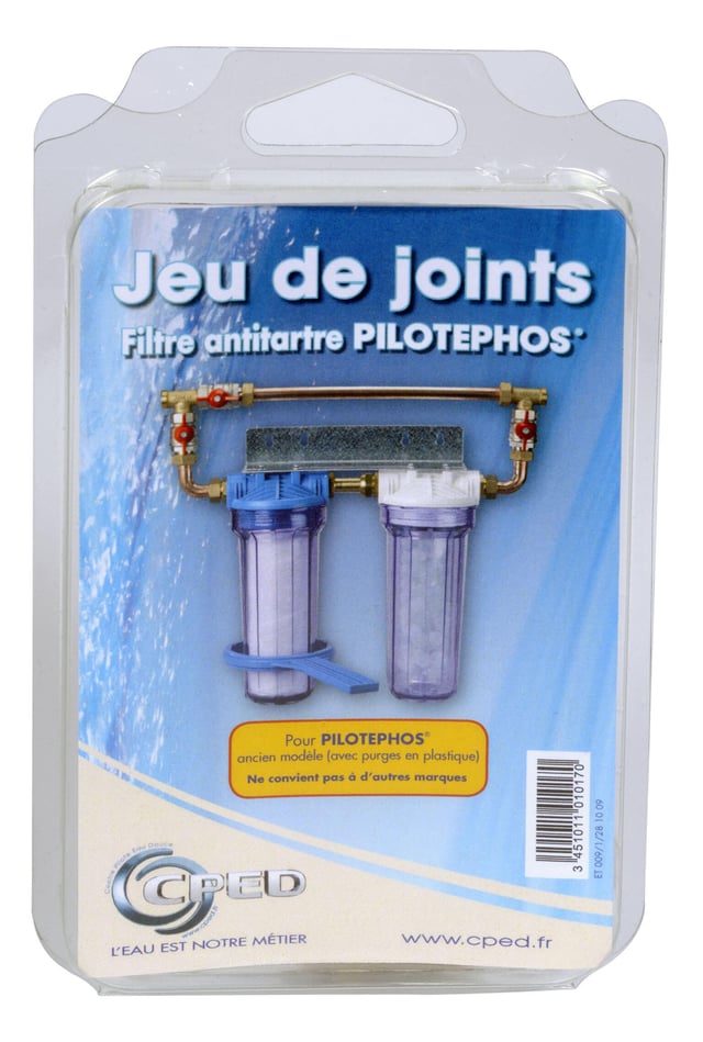 Lot de 2 joints pour filtre anti-tartre Pilotephos CENTRE PILOTE EAU DOUCE