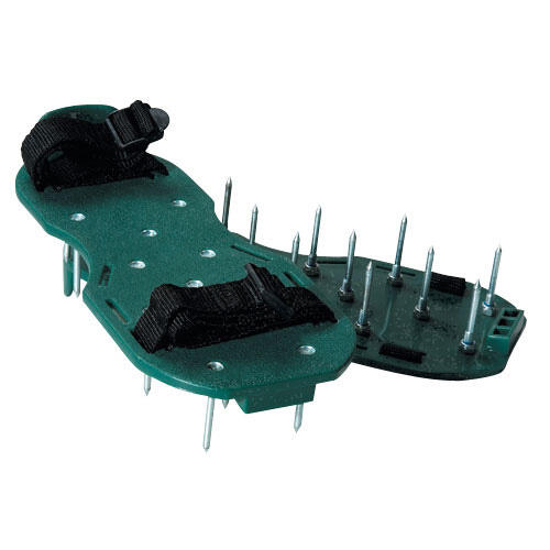 Chaussures Aératrices De Pelouse KADAX - Clous 13cm - Aération Gazon Facile - Vert