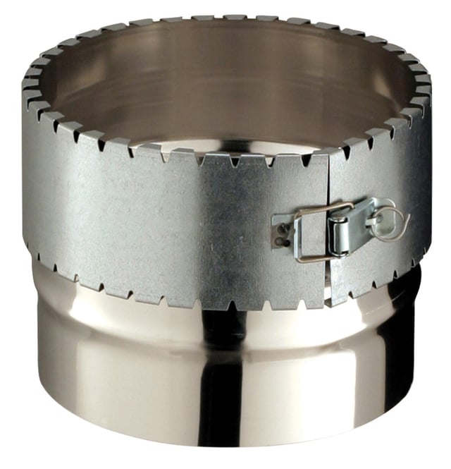 RaccorD flexible-te pour tubage POUJOULAT D 200 non peint cm