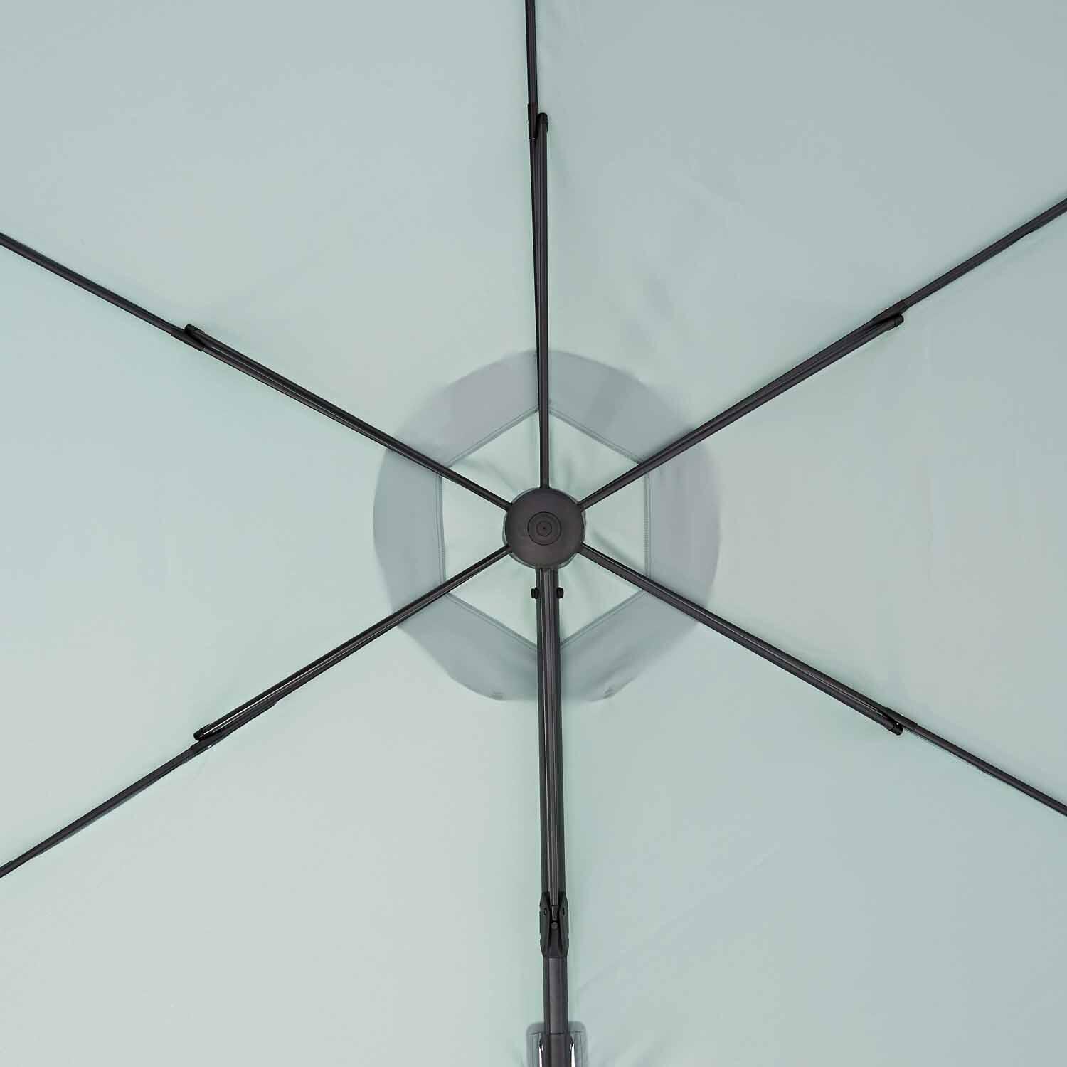 Parasol NATERIAL Avea bleu hexagonal - 7