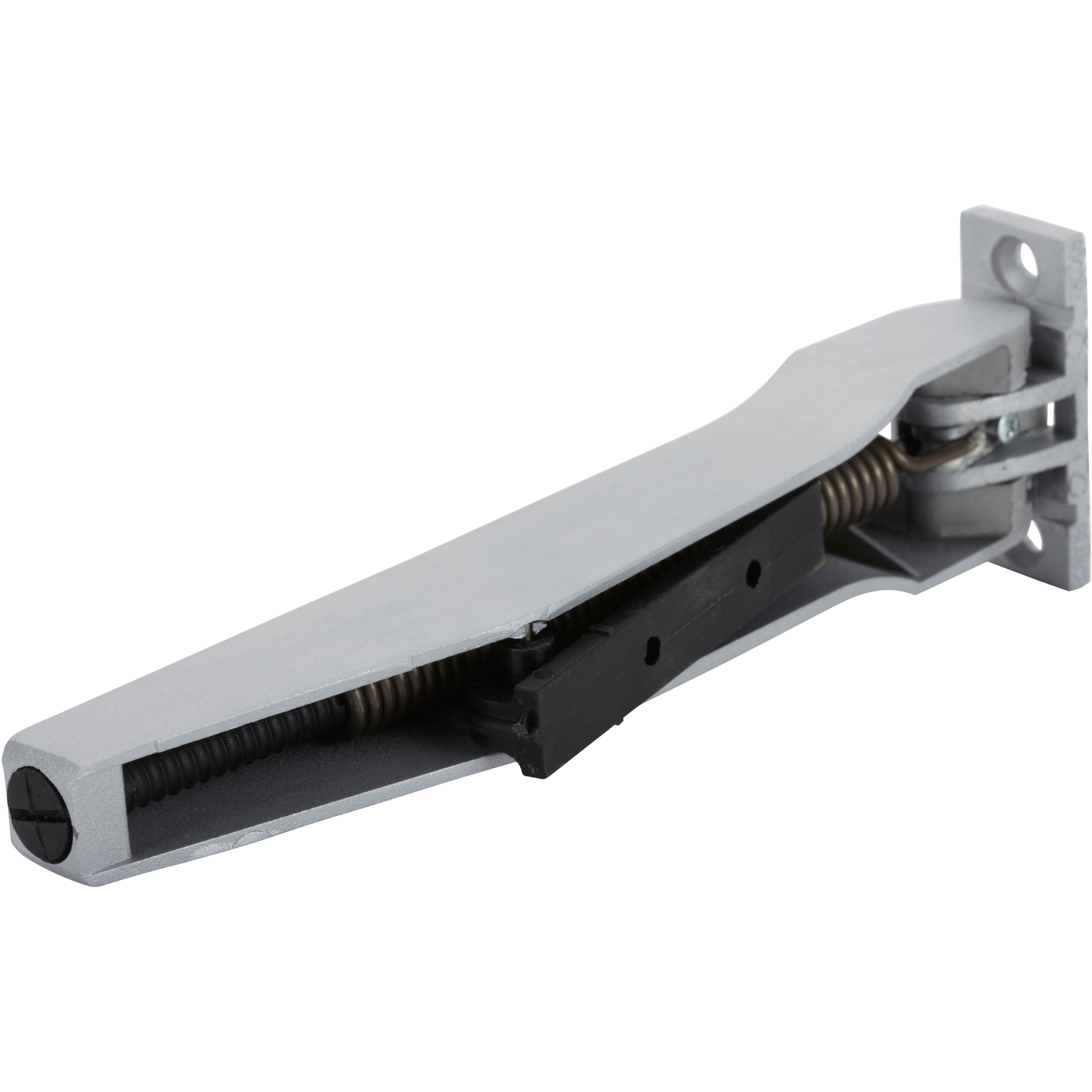 Ferme-porte à ressort Spir SOCONA pour porte de 40kg maximum, acier argent - 3