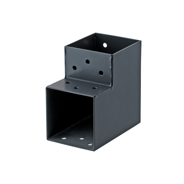 Connecteur L angle 90° pour poteau bois , H.9 x P.9 cm