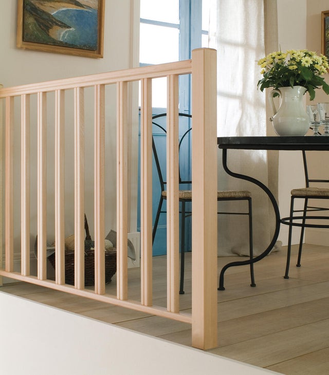 Poteau bois pour balustrade Hecto hêtre