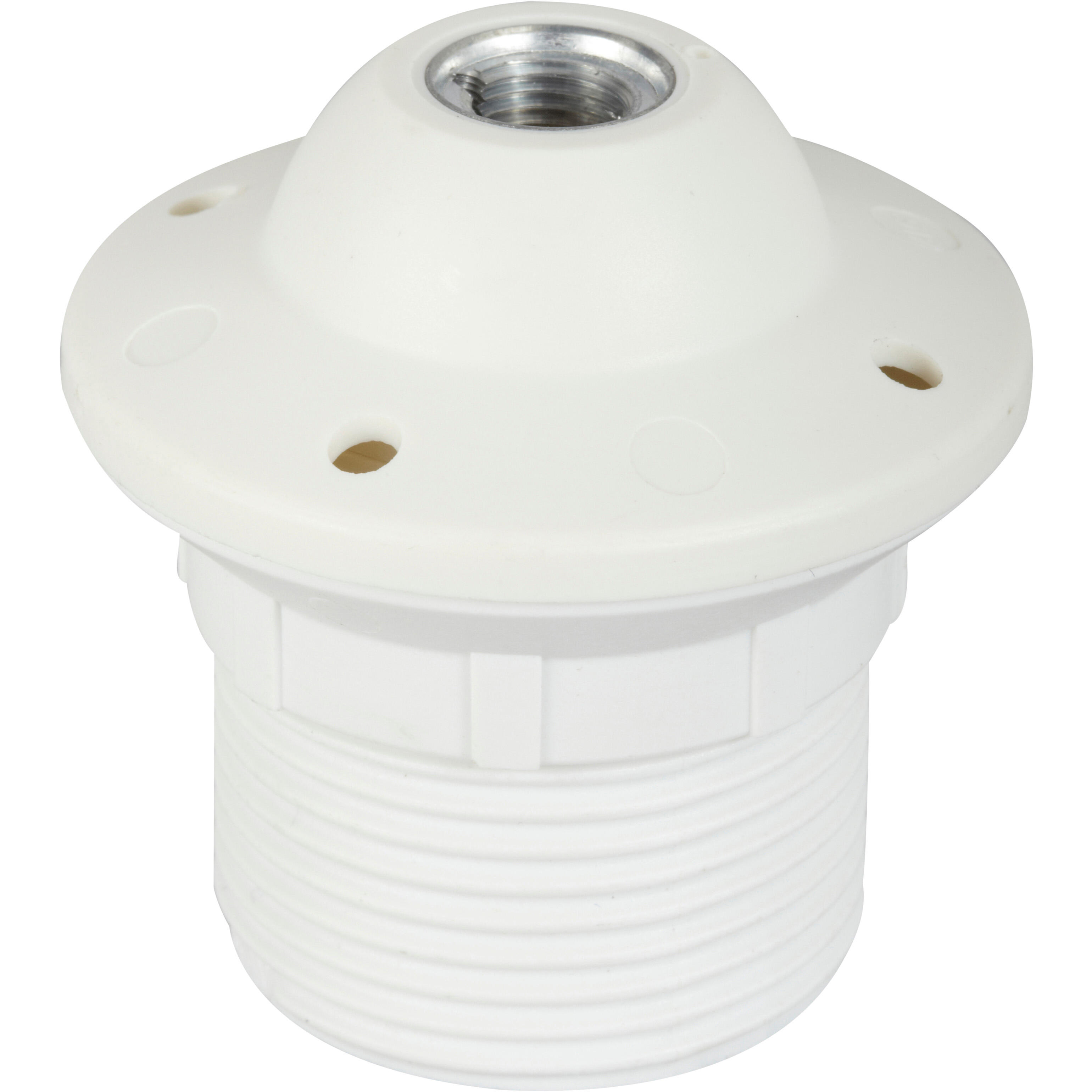 Douille électrique e27 vis polyester blanc EBENOID - 2