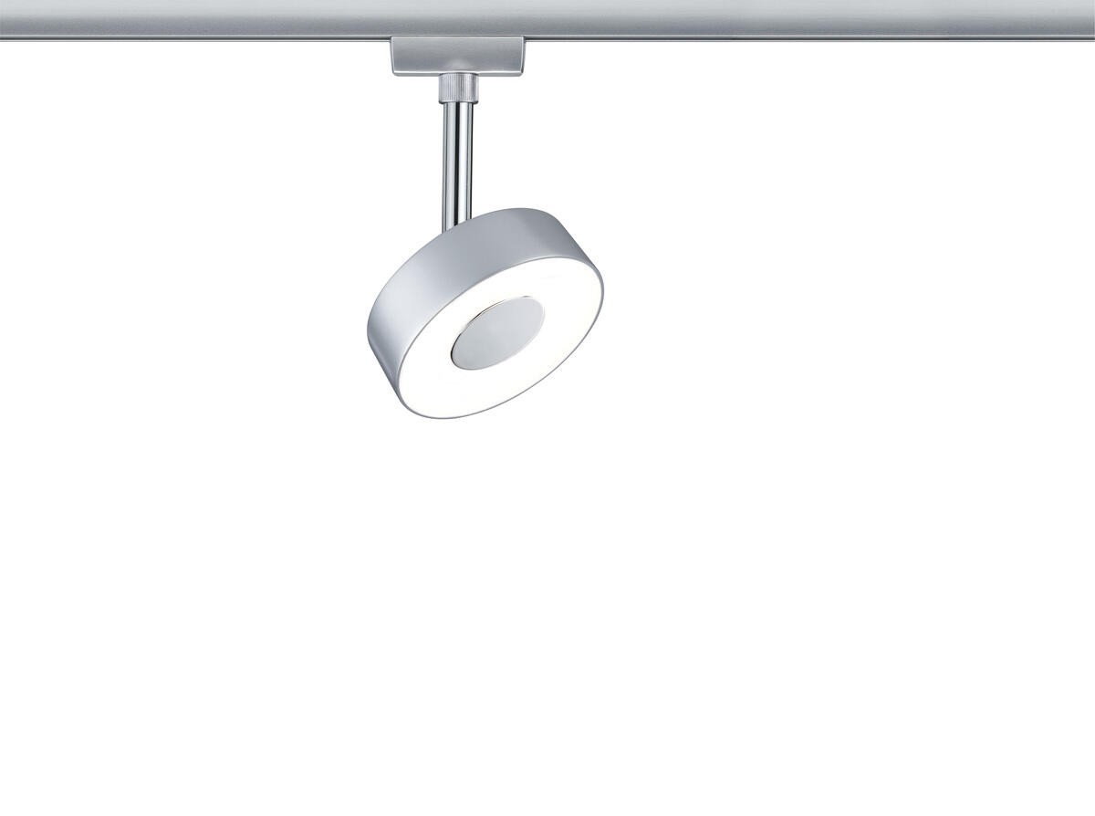 Spot LED URail Circle 1x5,3W 2700K moderne métal chrome mat, PAULMANN - 3