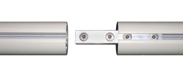 Liaison droite pour main courante aluminium OBAPI