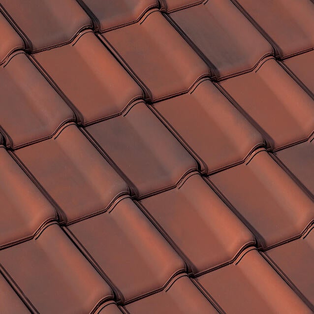 Tuile MONIER rouge vieilli Postel 20