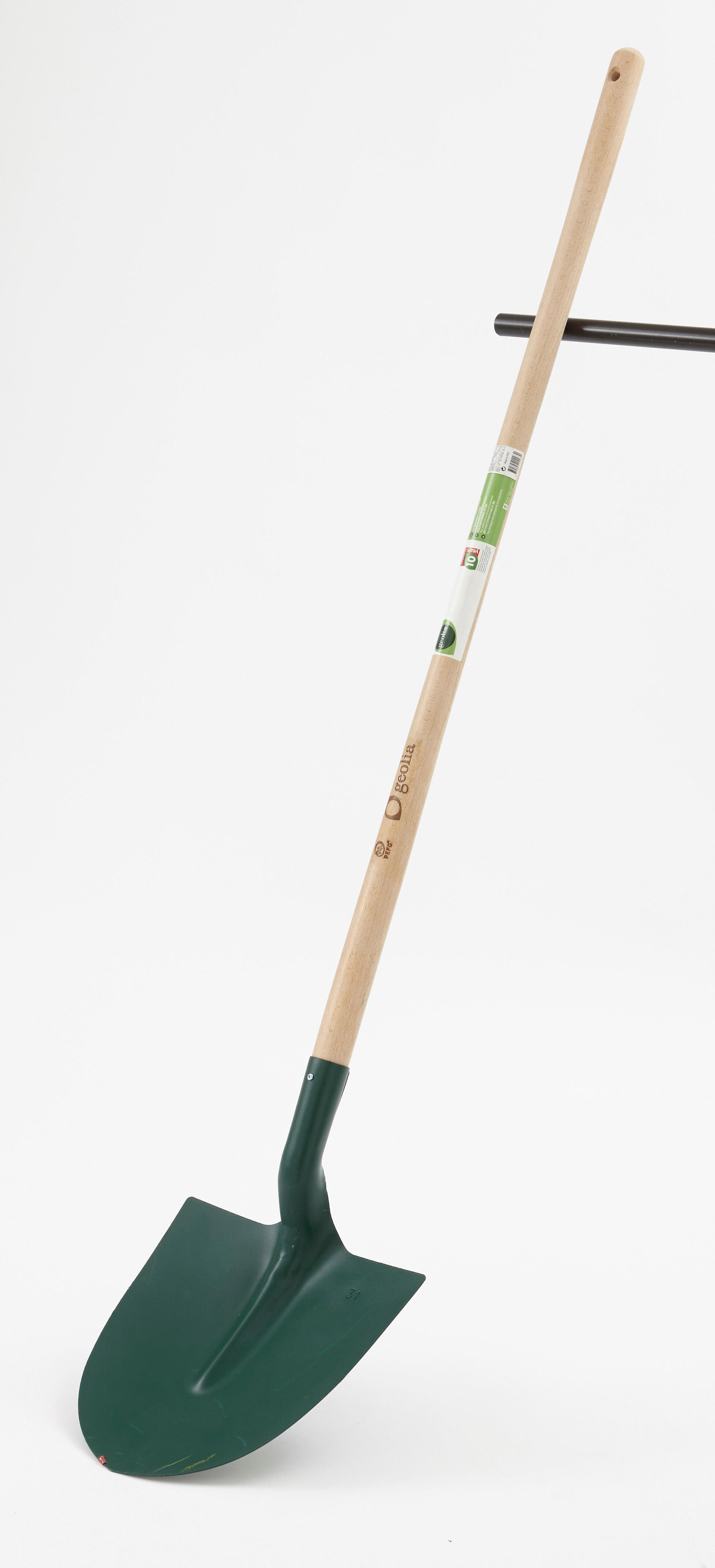 Pala punta geolia 31cm acero mango de haya pefc 120cm