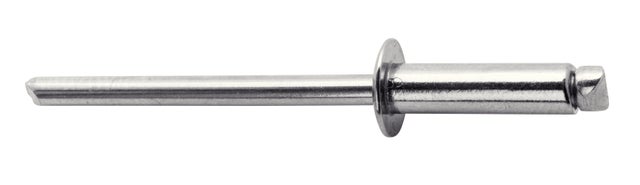 Lot de 50 rivets acier inoxydable Diam.4 x H.12 mm RAPID