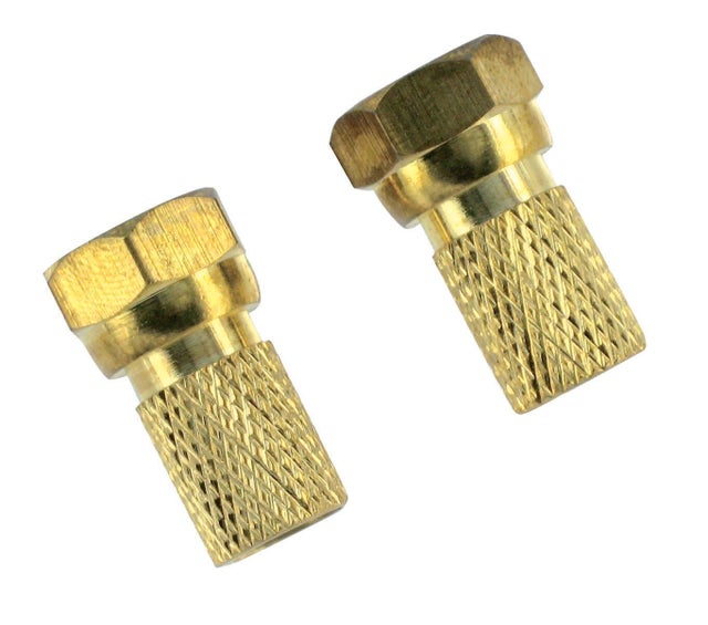 Lot de 2 fiches F gold mâle SEDEA