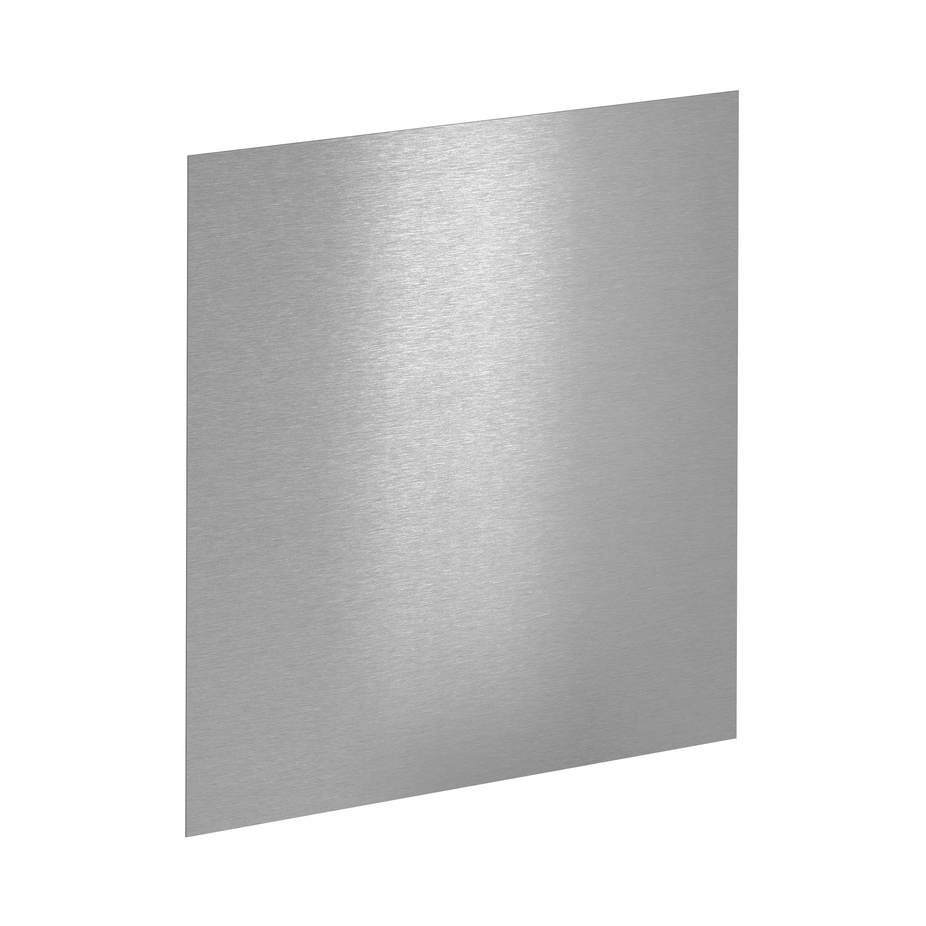 Fond de hotte compact réversible Effet alu/inox L.60 x H.63.5 cm, Ep.2 mm - 5