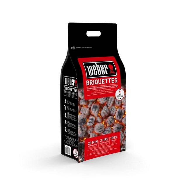 Briquettes de charbon WEBER, 8 kg
