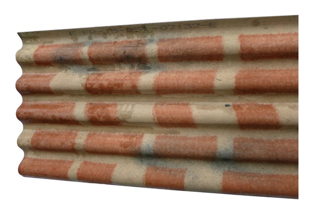 Plaque de toiture fibres ciment Flammée ETERNIT HOME l.0.92 x L.2 m, ep.6.5 mm