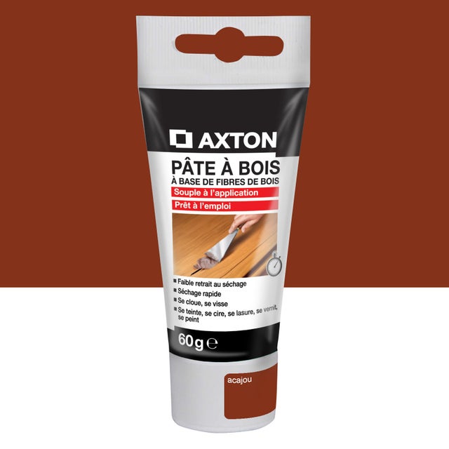 Pâte à bois , AXTON acajou 60 g