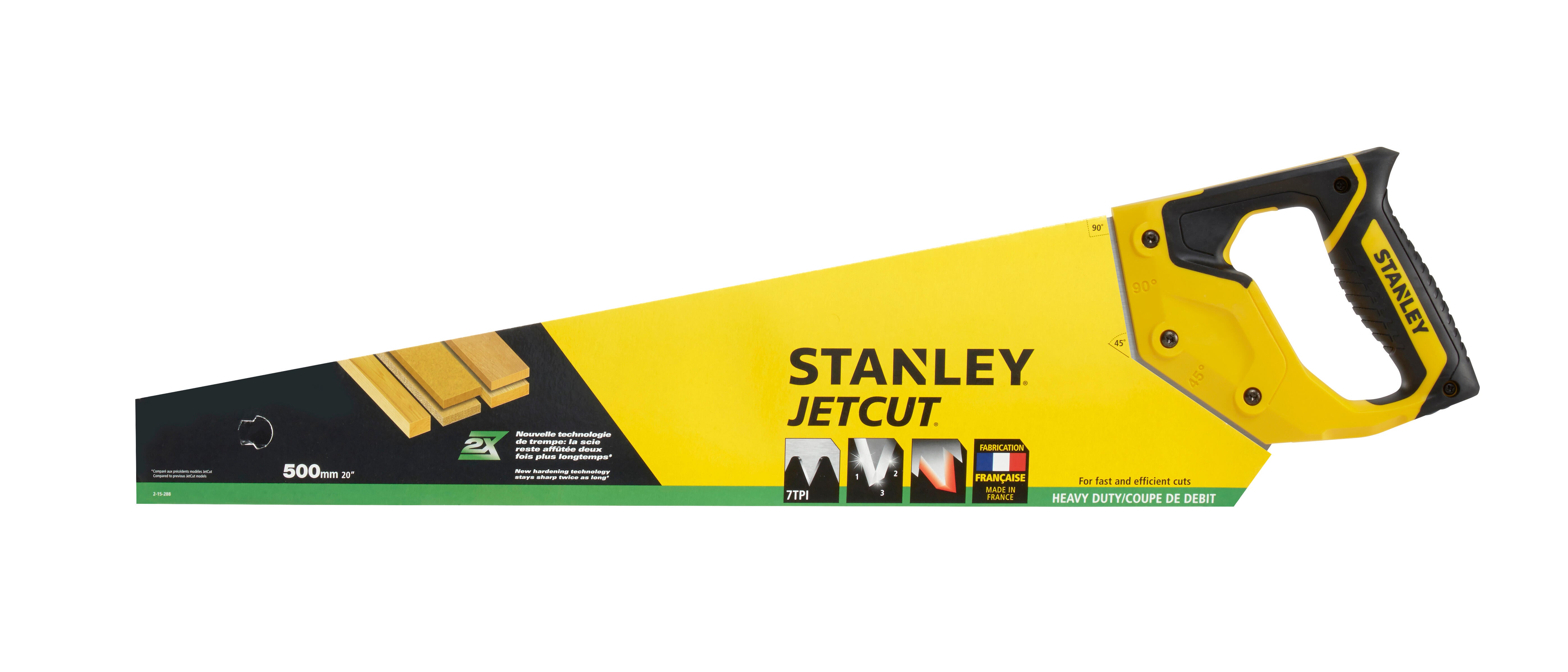 Scie égoïne STANLEY Jet cut 500 mm - 4