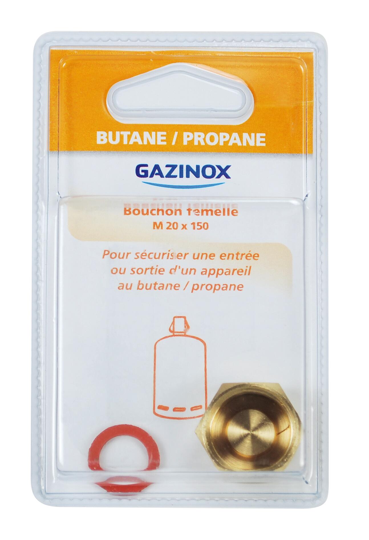 Bouchon gaz pour gaz butane / propane, Femelle, GAZINOX - 2