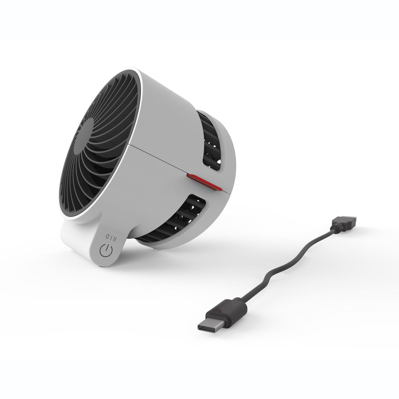 Ventilateur de table, BONECO, Bo45482 compact usb f50 blanc 2.25 W, D10.4 cm - 6