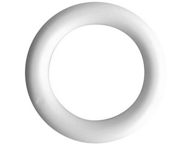 Lot de 10 anneaux pour tringle à rideau System d 35 mm polypropylène blanc peint