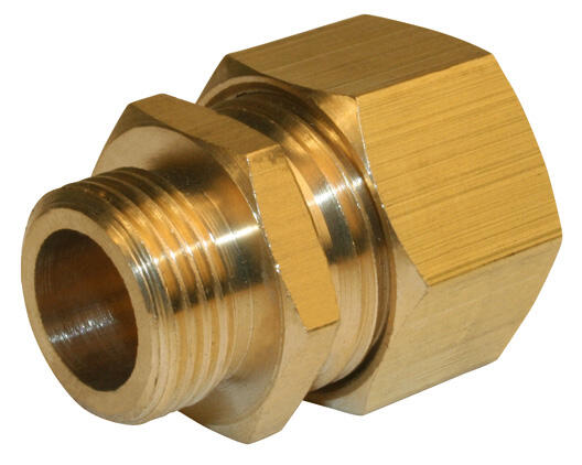 Manchon biconique laiton M 20 x 27 pour tube en cuivre - 2