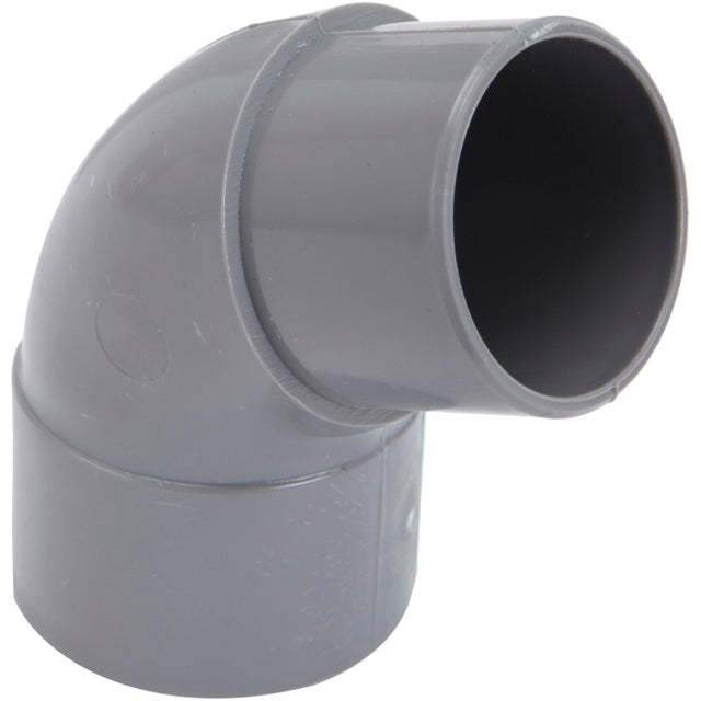 Coude 67°30 en pvc à coller, femelle / mâle, D.40