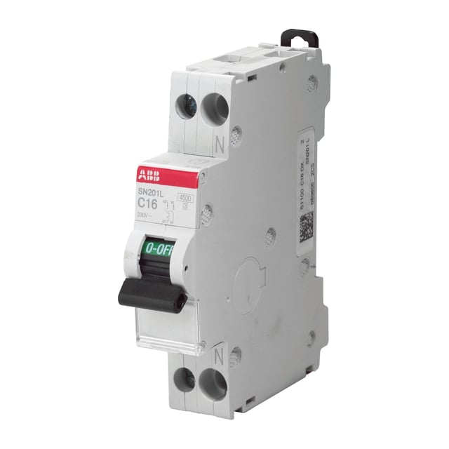 Interruttore magnetotermico ABB 1P 10A 6kA 1M 230V ELSN201C10