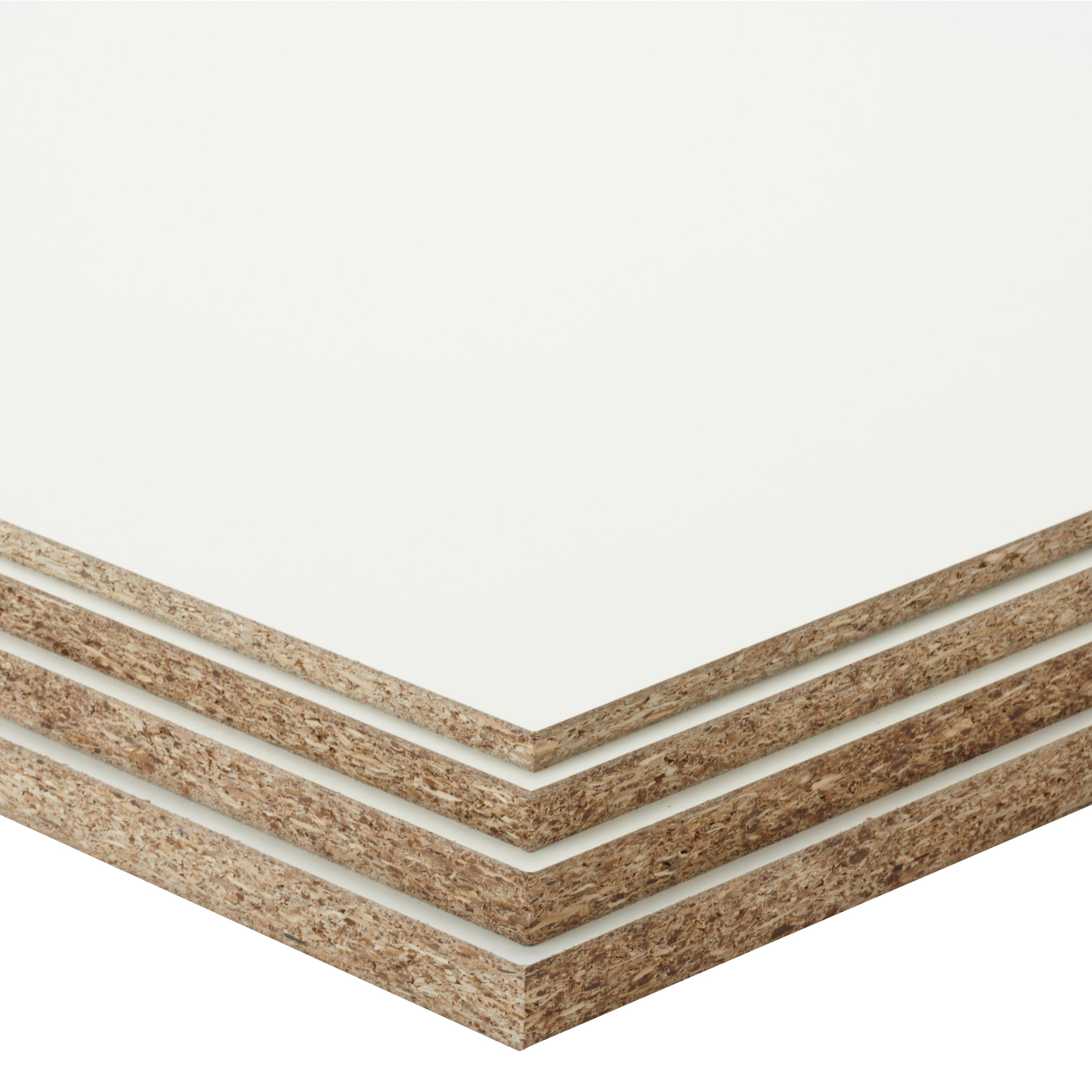 Panneau aggloméré blanc, Ep.18 mm x L.250 x l.125 cm - 4