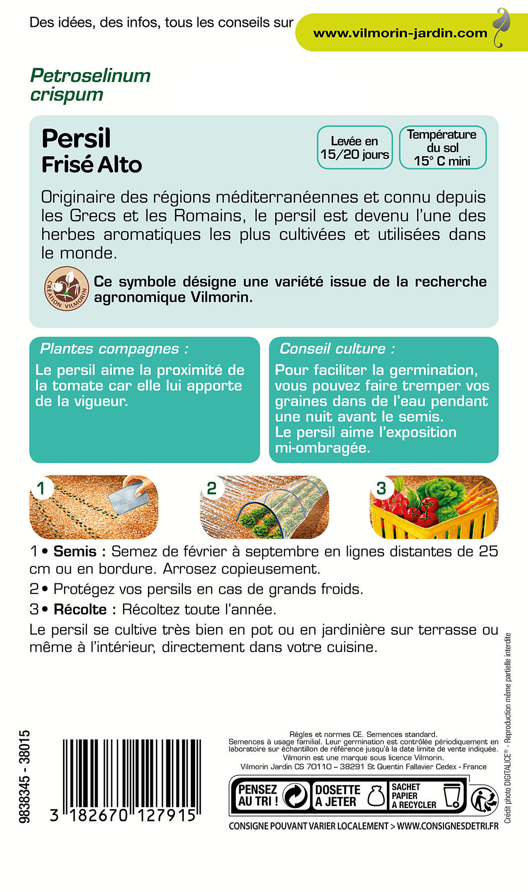 Graines VILMORIN 5 g - 2