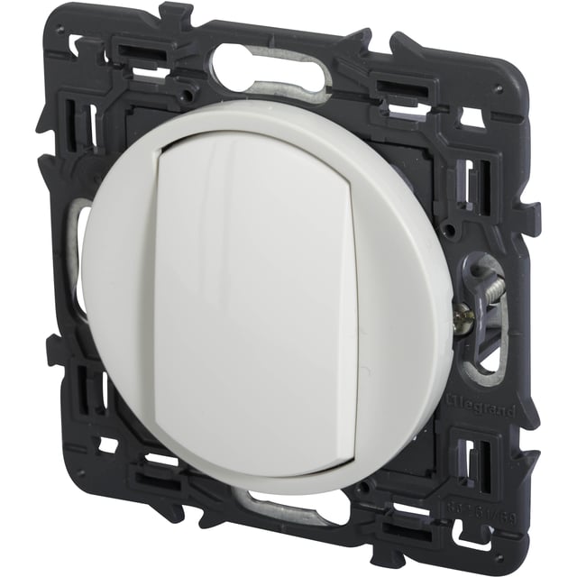 Interrupteur va-et-vient à assembler, LEGRAND Céliane, blanc