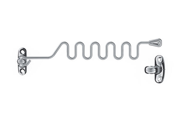 Entrebâilleur de fenêtre zamak gris, SOCONA Sairpentin - e1 - 2