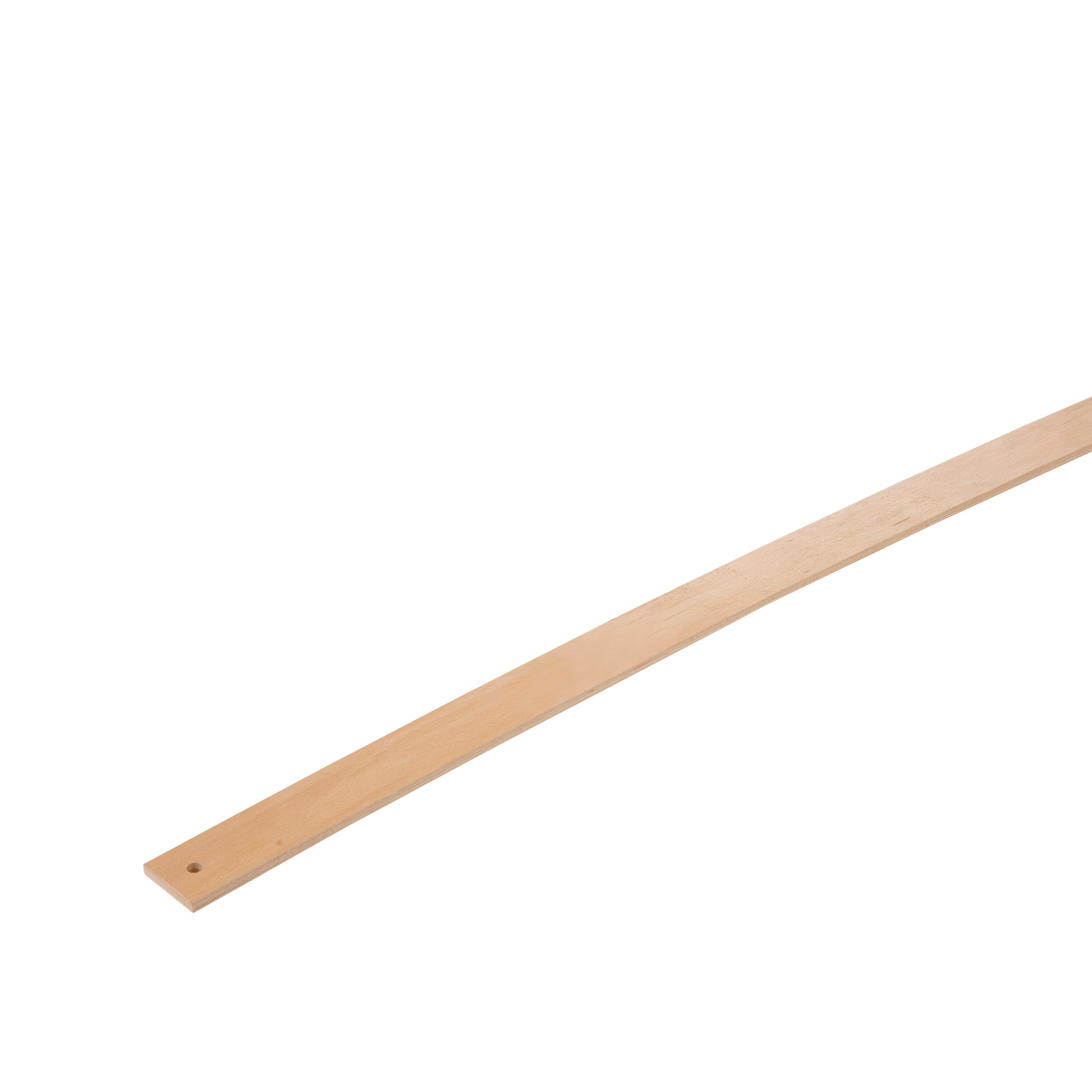 Latte à sommier hêtre sans noeud raboté, 8 x 53 mm, L.0.7 m - 2