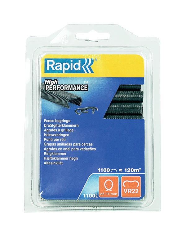 Lot de 1100 agrafes acier galvanisé VR22 - 2