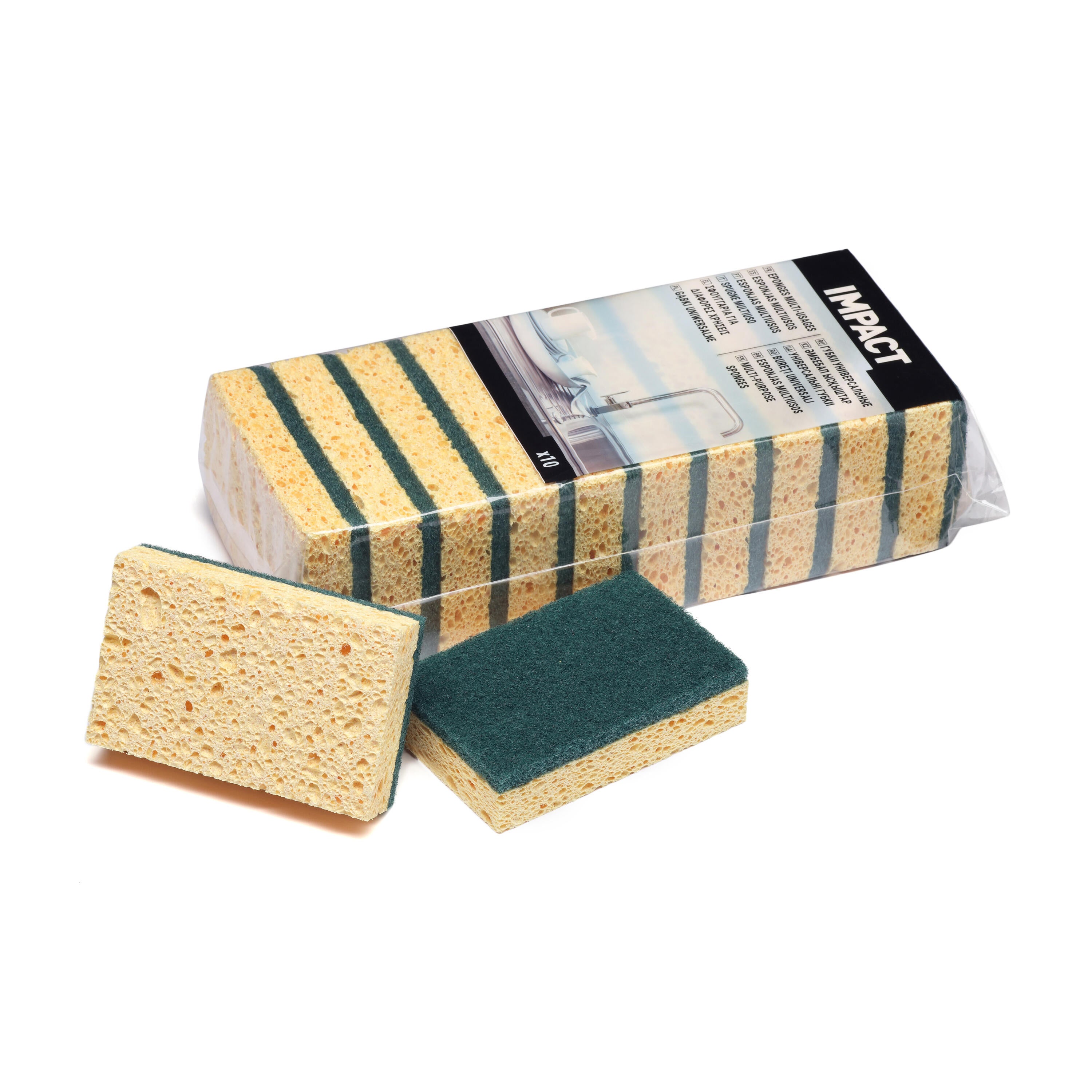 Lot de 10 Éponge artificielle, IMPACT - 2