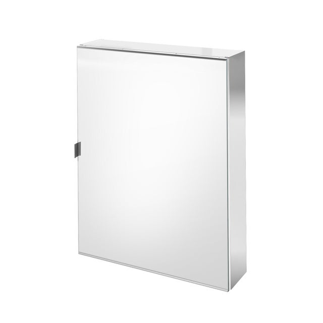 Armoire de toilette sans éclairage l.60 cm H.76.9 cm P.16.1 cm, gris, SENSEA Rem