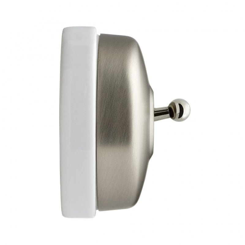 Interrupteur va-et-vient, FONTINI Dimbler, nickel satiné - 3