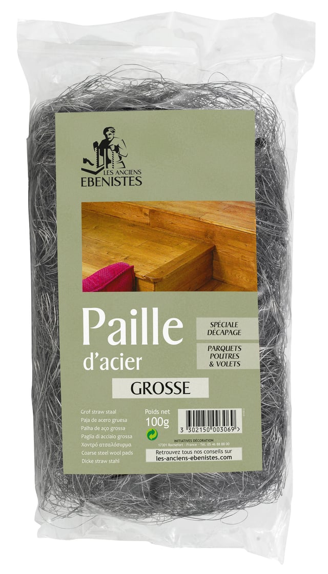 Paille d'acier grosse LES ANCIENS EBENISTES