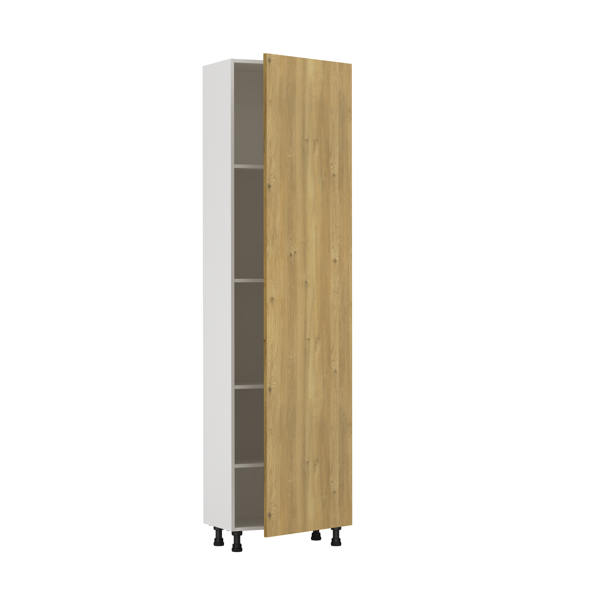 Fixe Lateral En Chêne H215 x L30 Cote Tableau - Beaux-Arts et