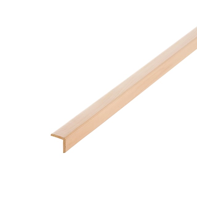 Baguette d'angle sapin sans noeud, 33 x 33 mm, L.2.5 m