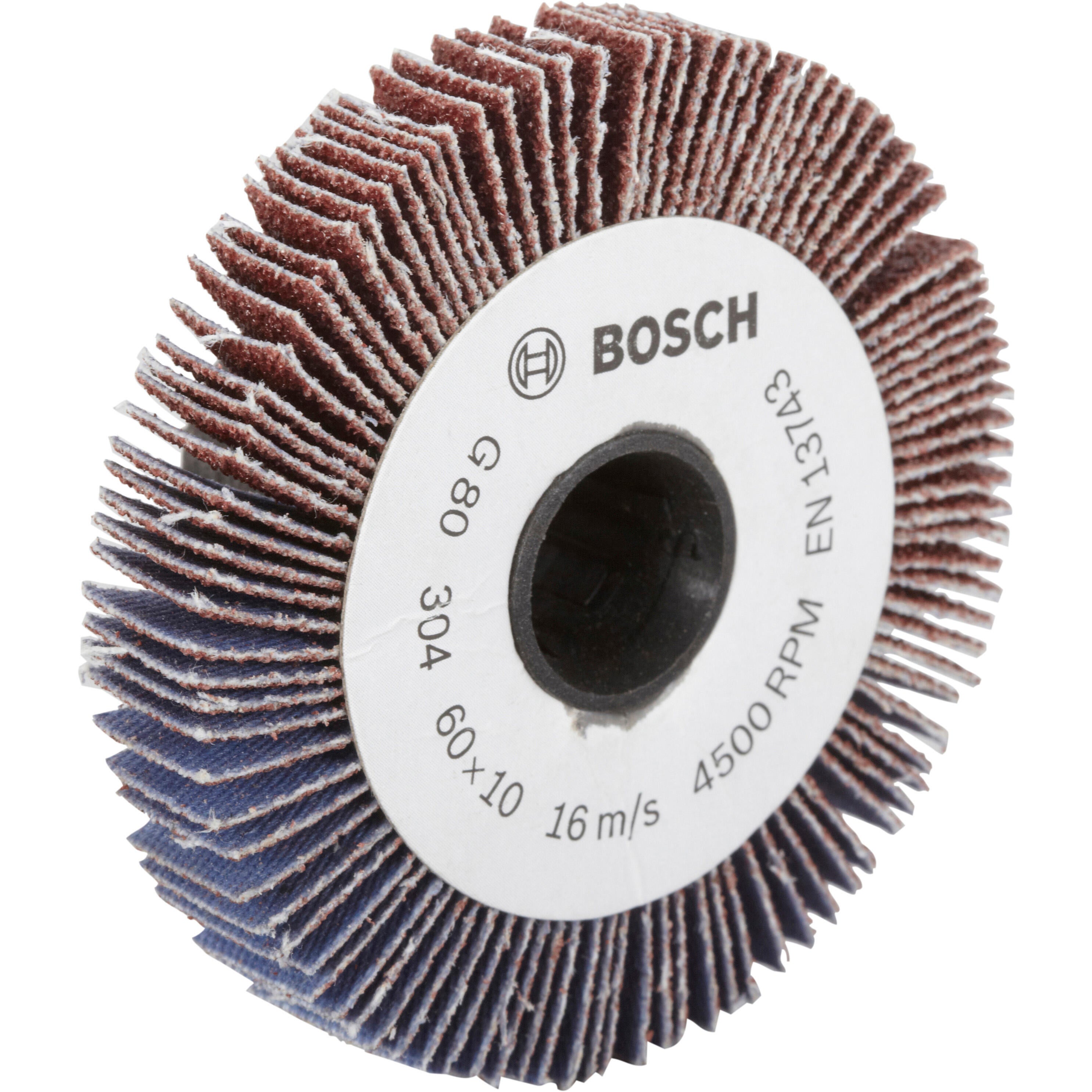 Rouleau lamelle abrasif pour bois BOSCH, 10 mm, grains 80 - 2