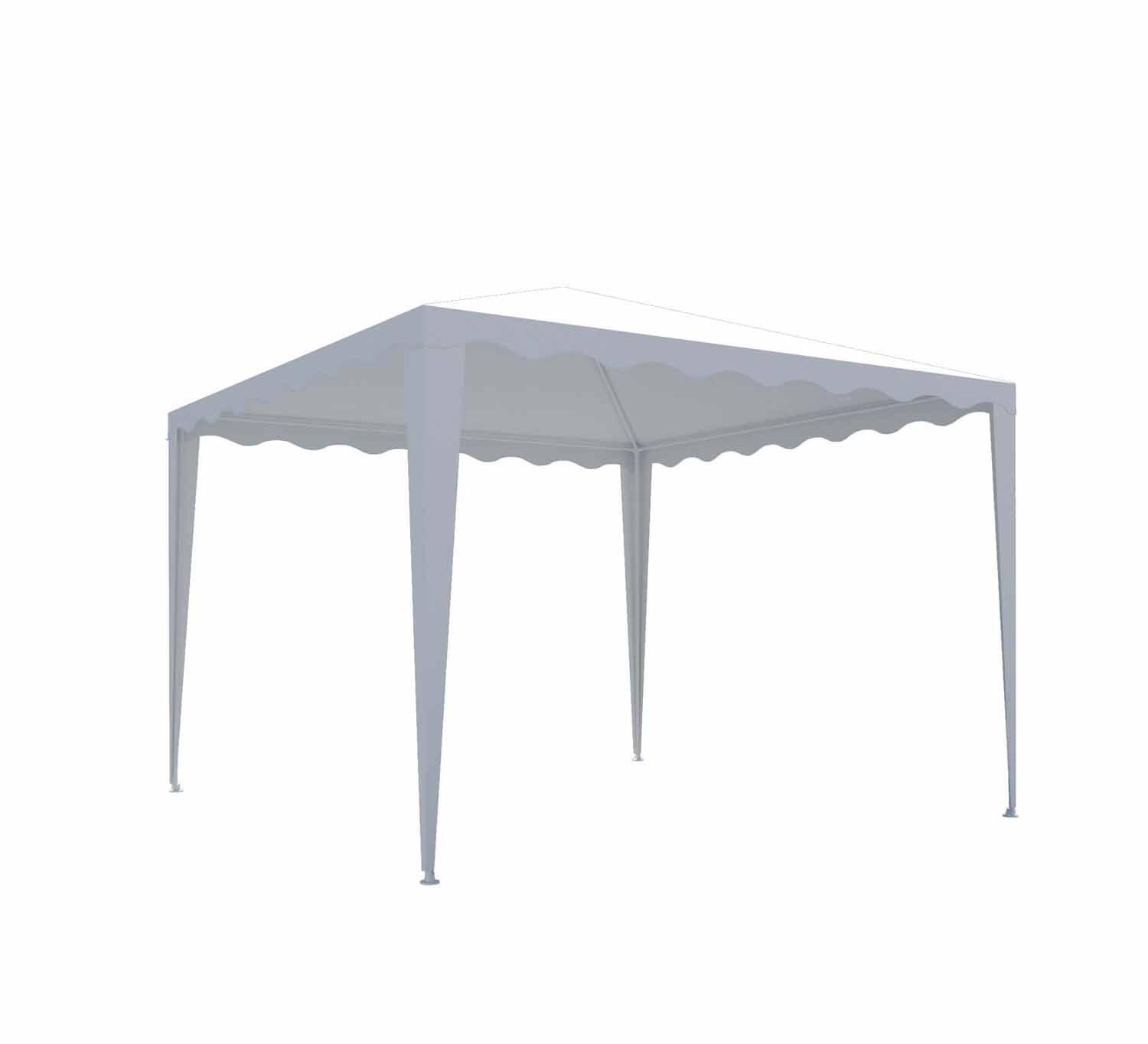 Tonnelle autoportant Pico NATERIAL acier blanc, 8.8 m² | Leroy Merlin